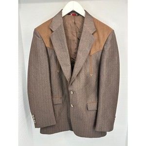 American Craftsmen Stafford Pinstripe Suit Jacket 38R & Pants 15 x 39.5 .... OBO